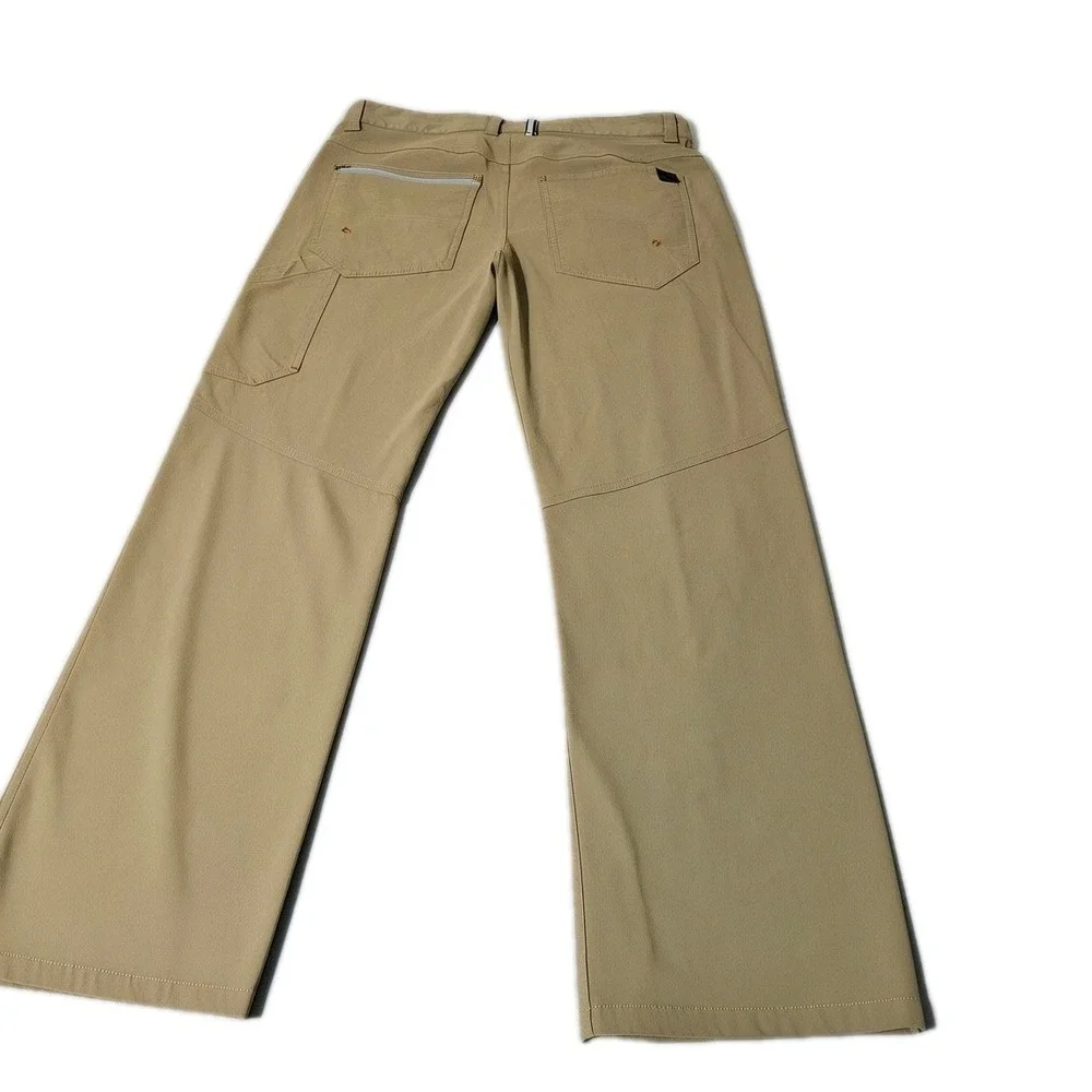LL Bean‎ Pants Mens 30x29 Beige Nylon Stretch Hiking Cargo Performance